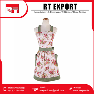 Babero de cocina sin mangas de algodón 100% más vendido, estampado personalizado a precio mayorista - Product Image 6