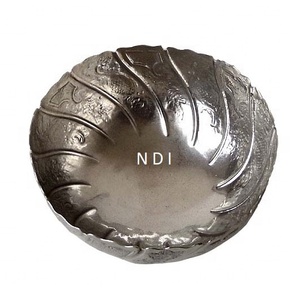 Bol de serveur de pâtes et de desserts en métal sculpté de qualité supérieure pour bol de service de Table à dîner pour la cuisine à domicile utilisation de la restauration - Product Image 5