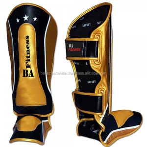 Protège-jambes en coton fin, coussinets de protection pour les jambes, Muay Thai, pour la boxe, l'entraînement MMA - Product Image 1