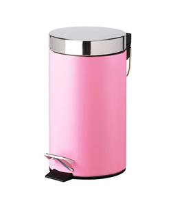 Poubelle en fibre de verre personnalisée King International, poubelle à pédale en acier, poubelle rose, poubelle de bureau, poubelle de chambre à coucher - Product Image 1