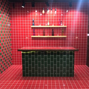 Kích thước nhỏ bằng gốm tráng men cao cấp 100x200mm gạch ốp tường cho phòng tắm và nhà bếp. - Product Image 1