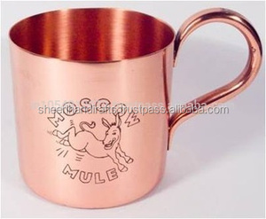 EU Certified Sustainable Copper Engraved Beer Mug Factory Price Tea <b>Cups</b> & <b>Saucers</b> - Product Image 3