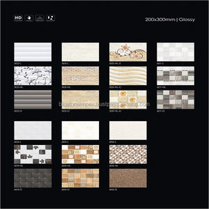 กระเบื้องผนังตกแต่งภายในเซรามิกสำหรับห้องครัว ห้องน้ำ และห้องนอน (กระเบื้องพอร์ซเลน 200 แผ่น กระเบื้องขัดเงา รูปทรงสี่เหลี่ยมธรรมชาติ) - Product Image 5