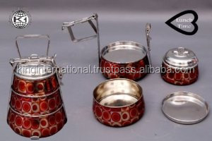 Boîte à lunch indienne compartimentée / Boîte à lunch indienne divisée - Product Image 5