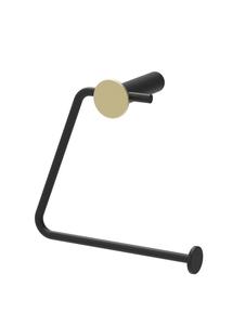 Porte-papier hygiénique mural de rechange avec bouton en bois - Product Image 5