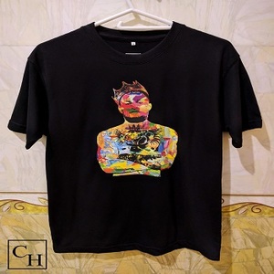 เสื้อยืดผ้าฝ้ายสำหรับผู้ชายสั่งทำฉลากส่วนตัว - Product Image 2