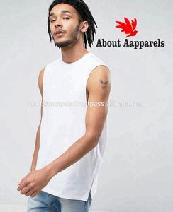 เสื้อกล้ามออกกำลังกายรัดรูปสำหรับผู้ชายเสื้อกล้ามเสื้อกล้ามเสื้อกล้ามเอวต่ำแบบกำหนดเองระบายอากาศได้ดี - Product Image 2