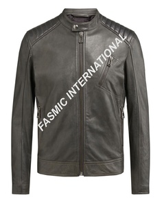 Real หนังนิ่มหนังแฟชั่นสไตล์ Ribbed Jacket - Product Image 3