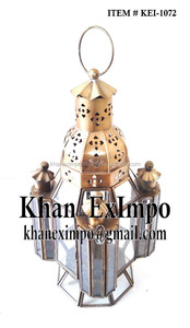 Metal Moroccan Table Candle <b>Lantern</b> Home Garden Wedding <b>Decorative</b> Table Lamp Brass Vintage - Product Image 2