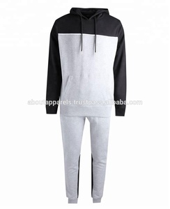 ชุดวอร์มแบบสวมหัวมีฮู้ดสำหรับผู้ชายชุดวิ่งแบบสวมศีรษะมีซิปชุดวอร์มแบบหนาสำหรับใส่เล่นกีฬากำหนดเองได้2ชิ้น - Product Image 2