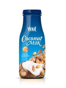 Bouteille en verre de qualité supérieure pour lait de noix de coco avec saveur de myrtille 280 ml