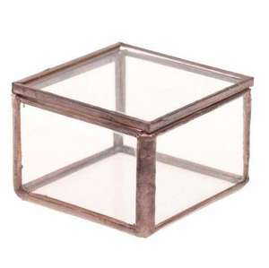 Terrario VINTAGE con BASE de madera para el hogar, plantas decorativas, jarrones, terrario moderno - Product Image 2