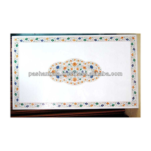 Plans de table en marbre blanc pour salle à manger - Product Image 1