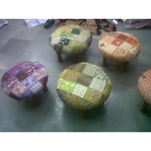 Handmade 100% Cotton Kantha Decorative Pillow Traditional Indian Sofa Throw & New Memory Foam Sleeping <b>Cushion</b> Covers - Product Image 3