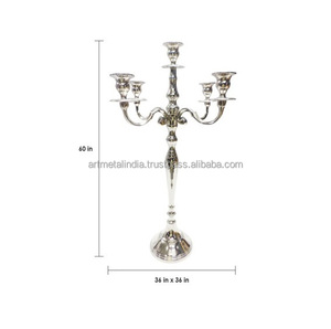 El último portavelas de 5 brazos, diseño moderno elegante, perfecto para la decoración del hogar, bodas y eventos especiales, agrega un encanto atemporal - Product Image 6