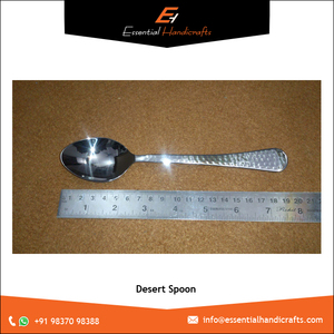 Juego de Cubiertos de acero inoxidable pulido personalizado respetuoso con el medio ambiente Cubiertos con espejo con cucharas de postre de helado de té para uso doméstico - Product Image 2