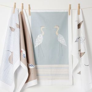 100% GOTS Certificado de alta calidad diseñador algodón harina saco absorbente cocina paño de cocina con etiqueta de marca personalizada - Product Image 3