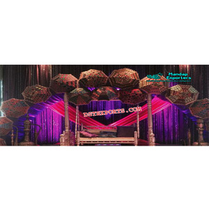 Mehandi Stage Decoration With <b>Swing</b> Muslim Mehandi Stage Decoration Indian Wedding Stage Decor - Product Image 1