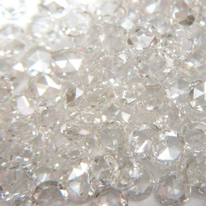 Excelente corte blanco natural VS2 claridad corte Rosa Diamante Suelto pieza de joyería de alta calidad - Product Image 1