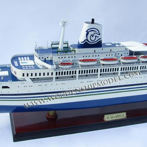 SS Seabreeze Modèle de bateau en bois Cadeau de nouveauté artisanal - Product Image 1