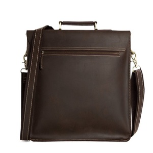 Crazy Horse mallette en cuir ordinateur portable sac à main sac de messager pour hommes - Product Image 1