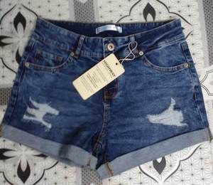 Short en Denim Sexy de marque, article vers le haut de gamme, 100% - Product Image 5