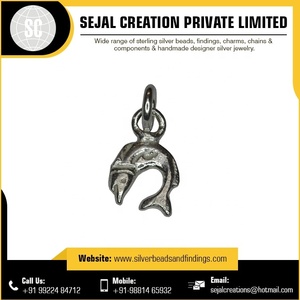 Breloque éléphant en argent sterling en gros - Product Image 3