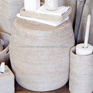 Tabouret en rotin naturel en gros à bon prix - Product Image 2