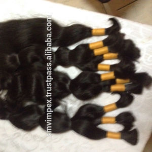 1.ไม่มีไอน้ำหรือ Chmical กระบวนการเป็นกลุ่มเส้นผมมนุษย์เพียงเส้นผมมนุษย์ธรรมชาติจากอินเดีย - Product Image 6