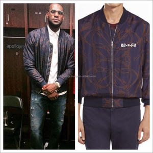 Blouson aviateur classique en satin personnalisé pour homme, gris clair, doublure en polyester personnalisée, blouson aviateur en nylon - Product Image 6