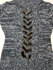 เสื้อแขนยาวสวมหัวเข้ารูปสำหรับผู้หญิงเสื้อสเวตเตอร์คอสูงสำหรับฤดูหนาวเสื้อสเวตเตอร์ลายเรียบแบรนด์ไซส์ใหญ่พิเศษ - Product Image 3