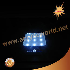 Présentoir de vin d'affichage de vin de lumières led RVB acrylique personnalisé - Product Image 5