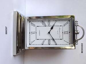 Horloge murale de Style contemporain en métal, décoration de maison, miroir en acier poli pour le salon, 1 pièce - Product Image 3