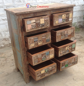 2017 Vente chaude Meubles de salon en bois massif sculpté à la main Tiroir Coffre Cabinet pour une utilisation en intérieur - Product Image 2