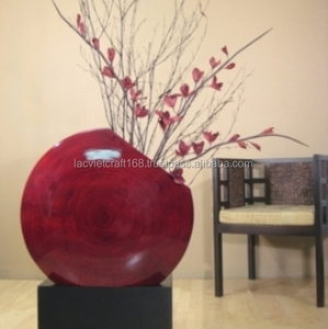 Florero de bambú rojo de alta calidad, más vendido, de Vietnam - Product Image 1