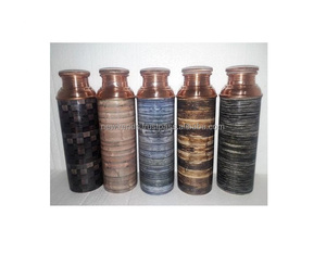 Bouteille d'eau en cuivre pur imprimé, 34oz, ml - Product Image 4