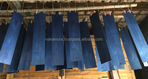 Divers placages teints de noix épaisseur PEFC de 0.2-1.0mm certifiée en bleu vert jaune noir rouge pour l'application d'hôtel - Product Image 2