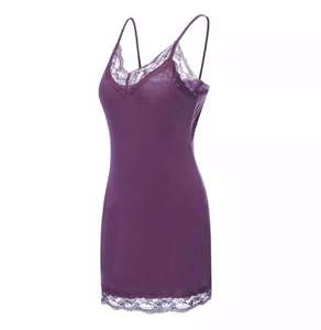 Offre Spéciale d'été Débardeur en coton pour femmes à la mode Camisole de décoration en dentelle du Bangladesh Casual Solid Pattern Knitted Fabric - Product Image 3