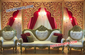 Impresionantes Paneles de Fondo Portátiles para Bodas con Diseño Circular de Fibra para Ceremonias de Boda en Chicago, Noruega y Nueva Jersey - Product Image 4