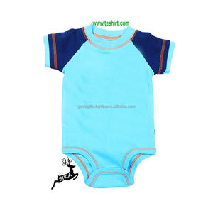 High Quality Boutique Baby Romper Cute Organic Cotton Winter Unisex Snap Button Closure Short Sleeve - Product Image 3