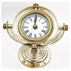 Reloj de mesa antiguo/reloj de mesa decorativo/reloj de METAL - Product Image 1