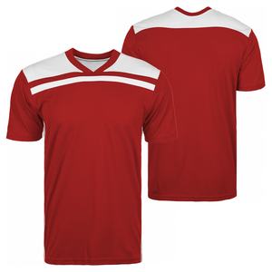 Camiseta de fútbol para adultos de secado rápido estilo superior personalizable servicios OEM poliéster algodón Material sublimación impresión ropa de fútbol - Product Image 3