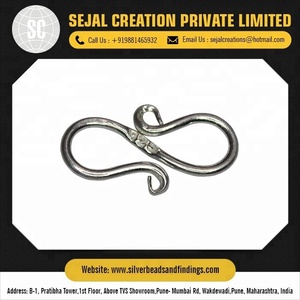 Pulseras de plata esterlina pulsera de plata de ley cierre de palanca de plata esterlina cierre de palanca de la india - Product Image 3