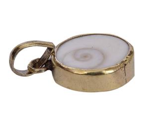 Gomati chakra colgante forma redonda colgante Grabado Cho Ku Rei símbolo de poder piedra preciosa natural chakra curación colgante - Product Image 5