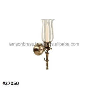 Antique Gold Metal and Glass <b>Candle</b> <b>Wall</b> Sconce Metal <b>Candle</b> <b>Holder</b> Home Decor Best Selling Elegant <b>Candle</b> <b>Holder</b> for <b>Wall</b> - Product Image 6