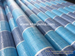 Export Quality Industrial Grade PE Tarpaulin Stripe Pattern Waterproof Cutting for Outdoor Use Customized Sizes Thickness - Product Image 6