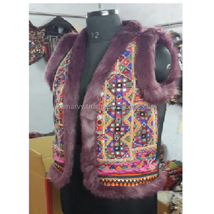 Chaleco Tradicional Indio Banjara Étnico Hecho a Mano para Mujer con Detalles de Bordado Enriquecido - Product Image 1