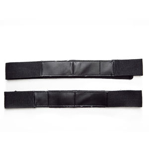 Vente en gros d'enveloppes de poignet personnalisées de couleur noire pour l'haltérophilie Caractéristiques de musculation Logo personnalisé Sangles de poignet - Product Image 1