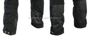 Premium Quality New Style Genuine <b>Black</b> Cow Hide Leather Men's Hunting Pants Anti-UV Flame-Retardant <b>Plus</b> <b>Size</b> Breathable Keven - Product Image 3
