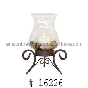 Bougeoir en verre personnalisé en vrac Bougeoirs votifs Trois branches d'arbre en verre pour la décoration de la maison - Product Image 4